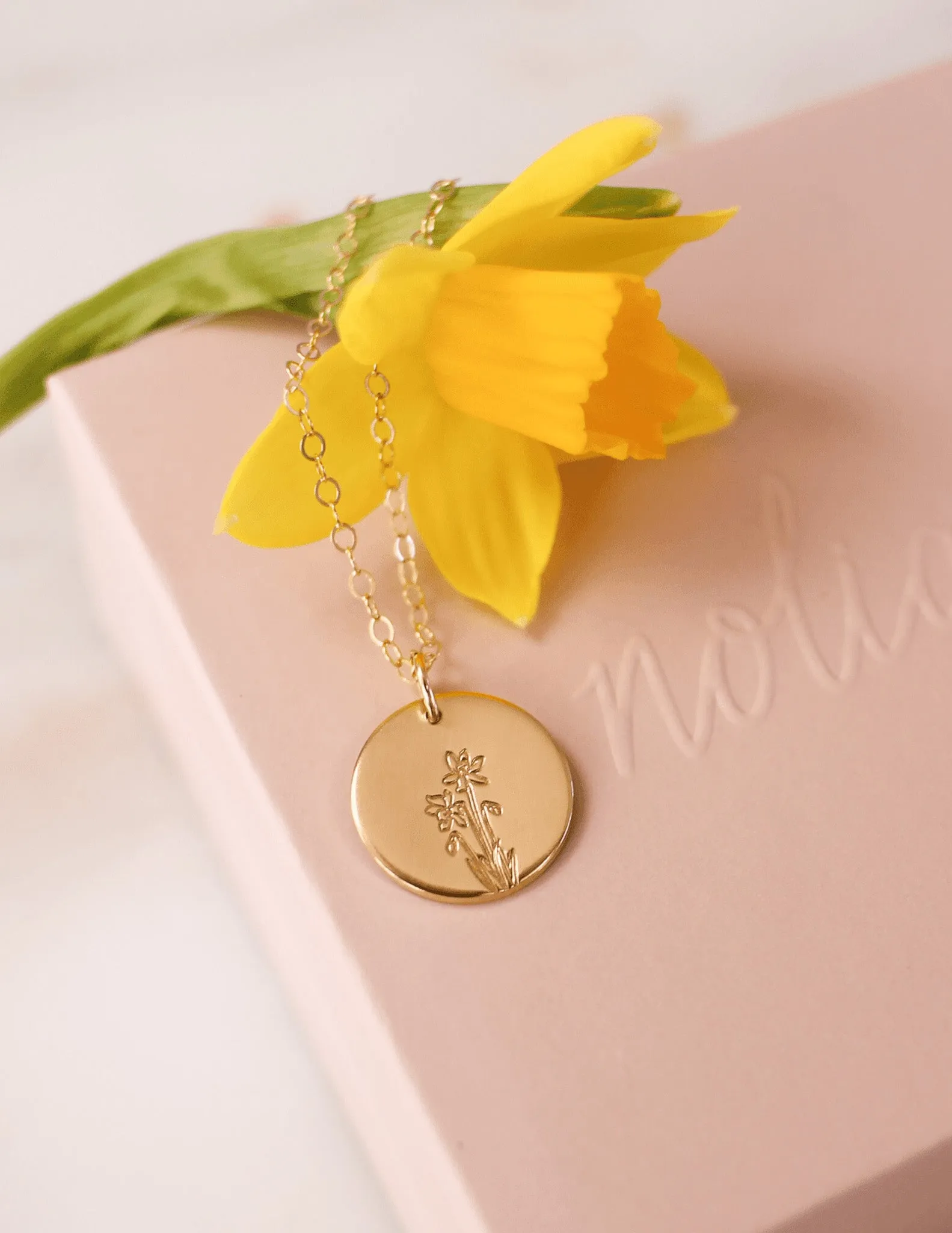 Birth Flower Necklace