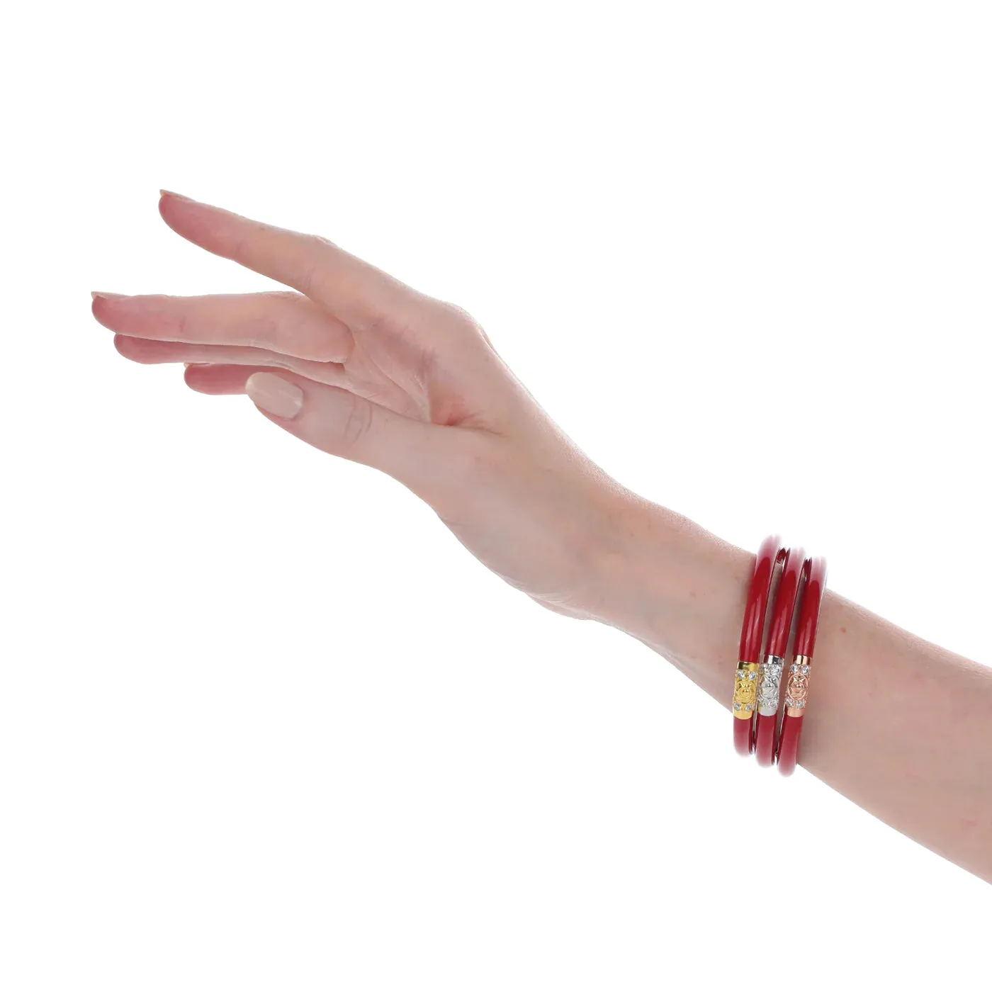 BuDhaGirl Red Three Kings All Weather Bangles