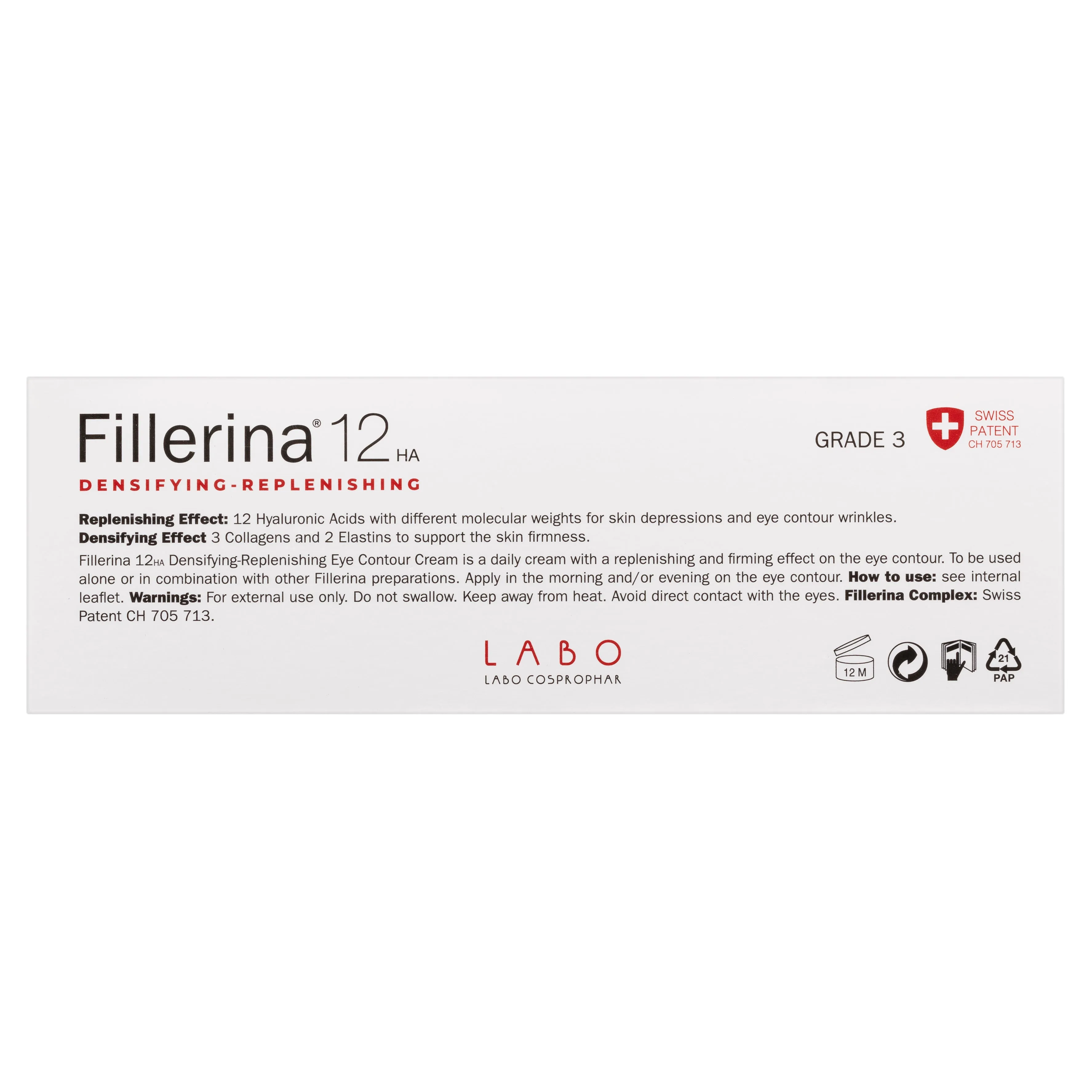 Fillerina 12HA Densifying-Replenishing Eye Contour Cream