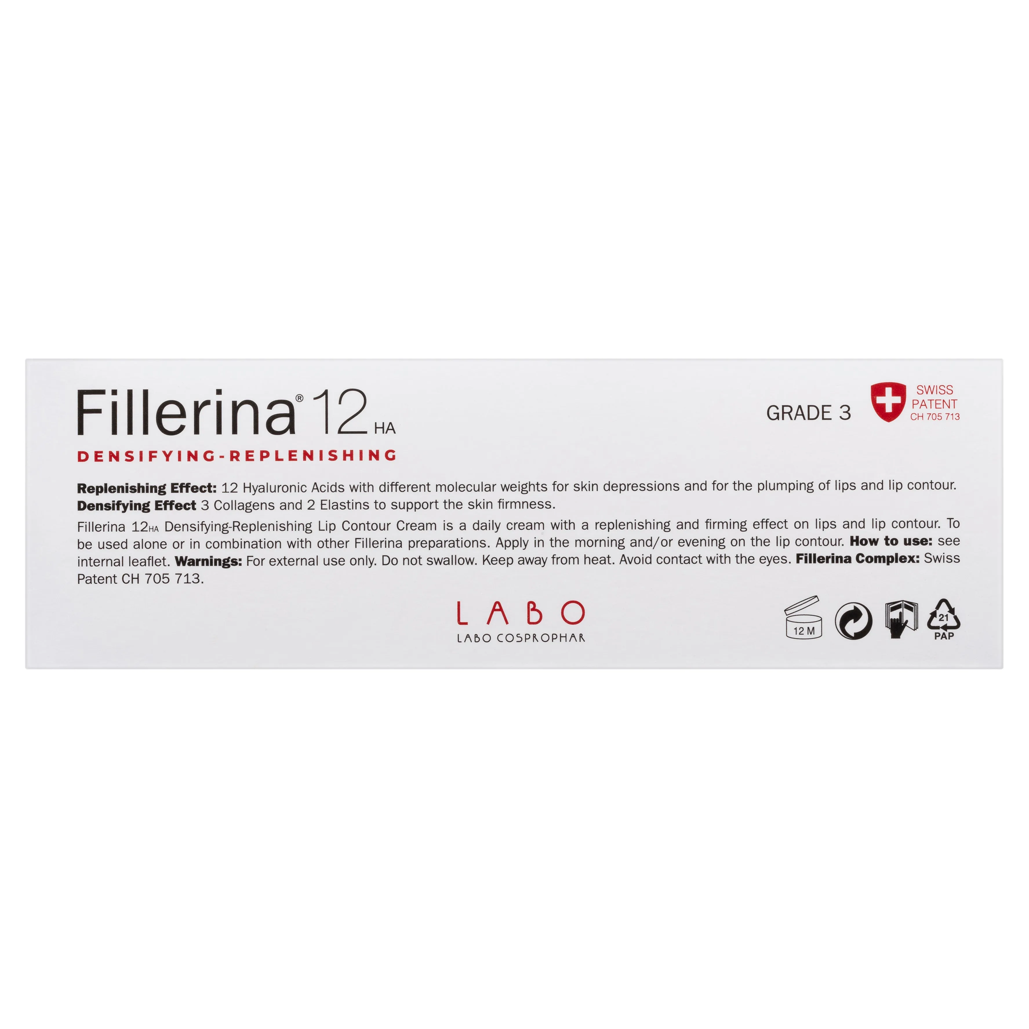 Fillerina 12HA Densifying-Replenishing Lip Contour Cream