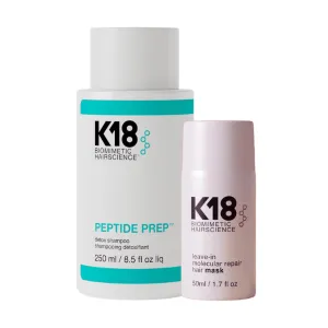 K18 PEPTIDE PREP Detox Shampoo & Mask Set