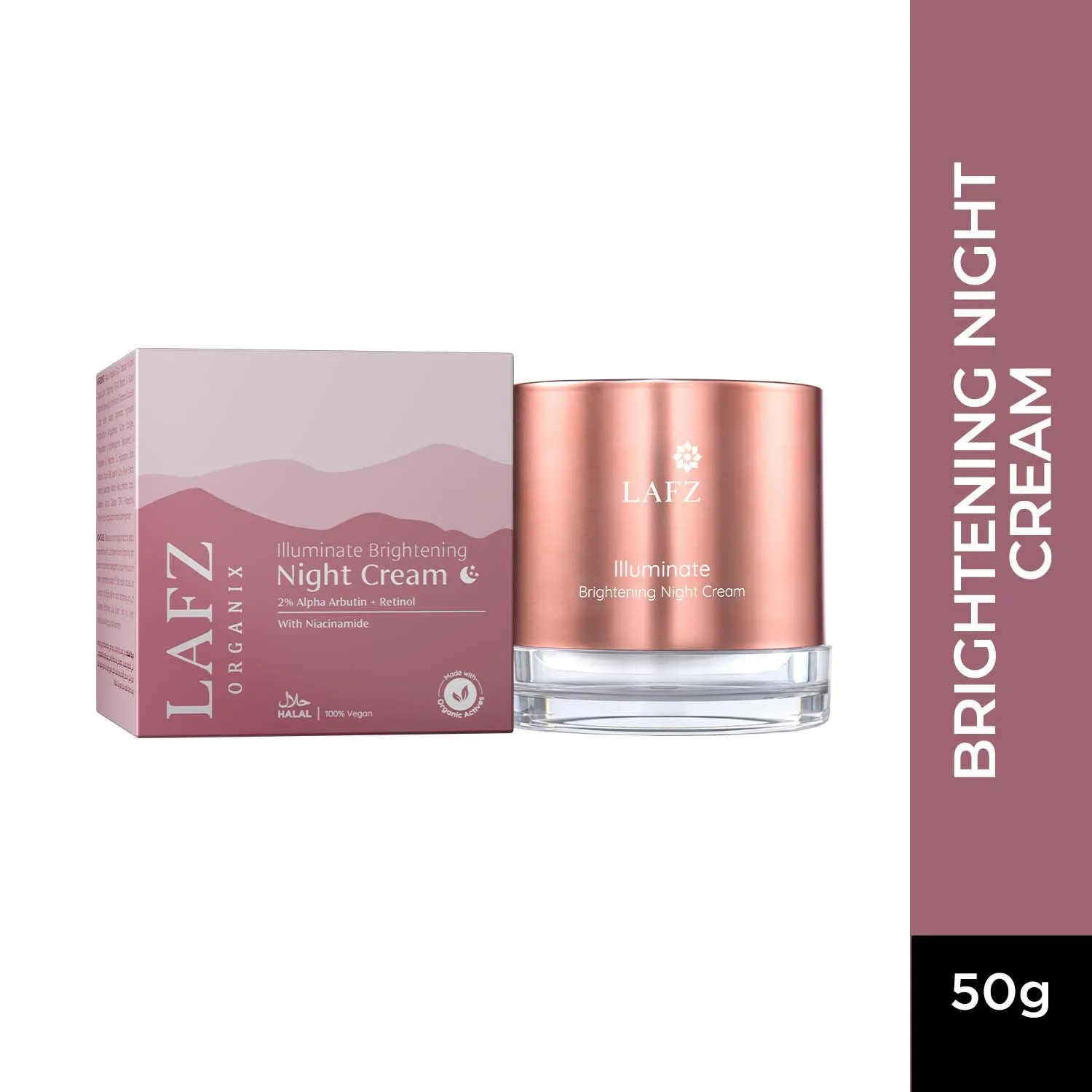 Lafz Organix Illuminate Brightening Night Cream