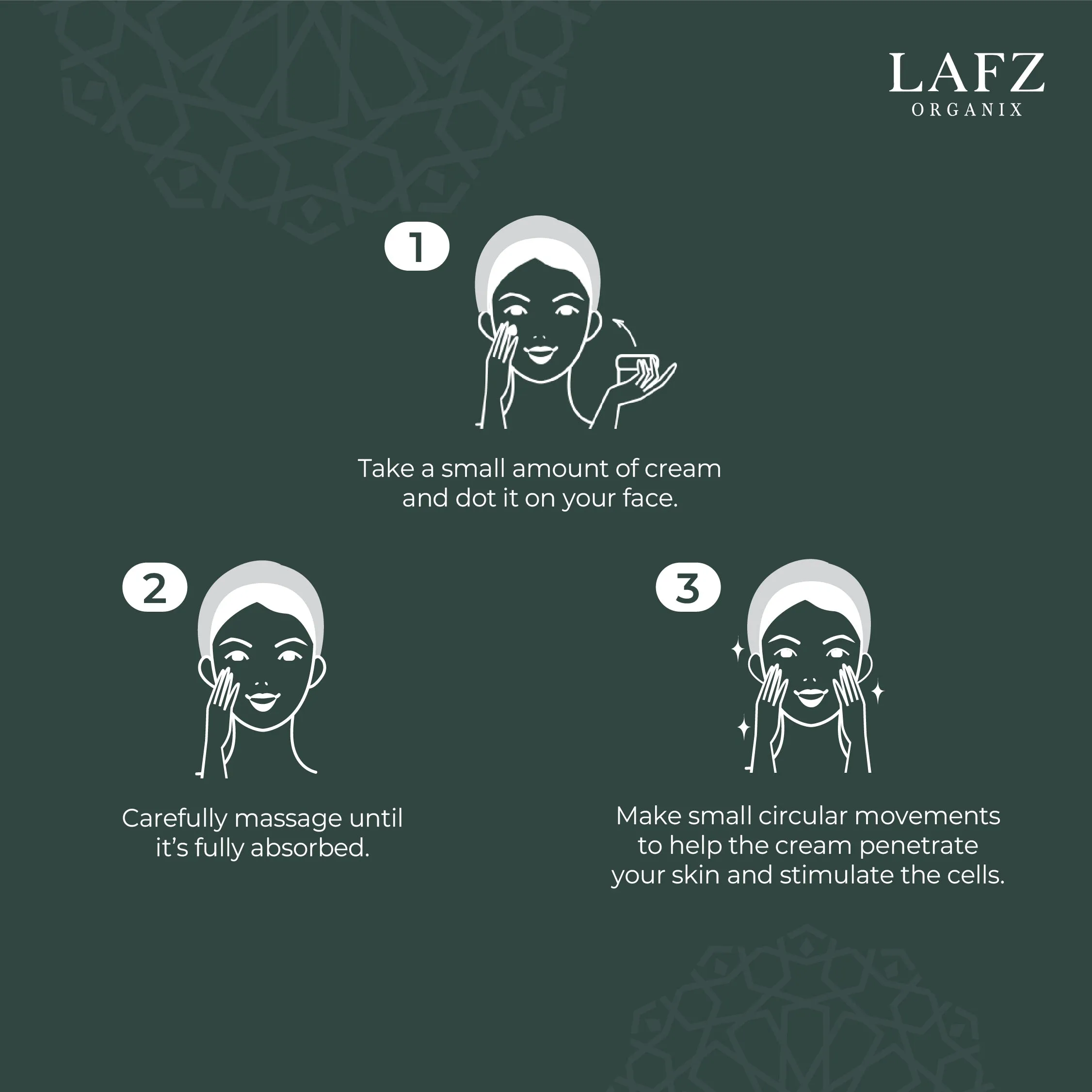 Lafz Organix Pure Glow Night Cream with Green Tea & Retinol