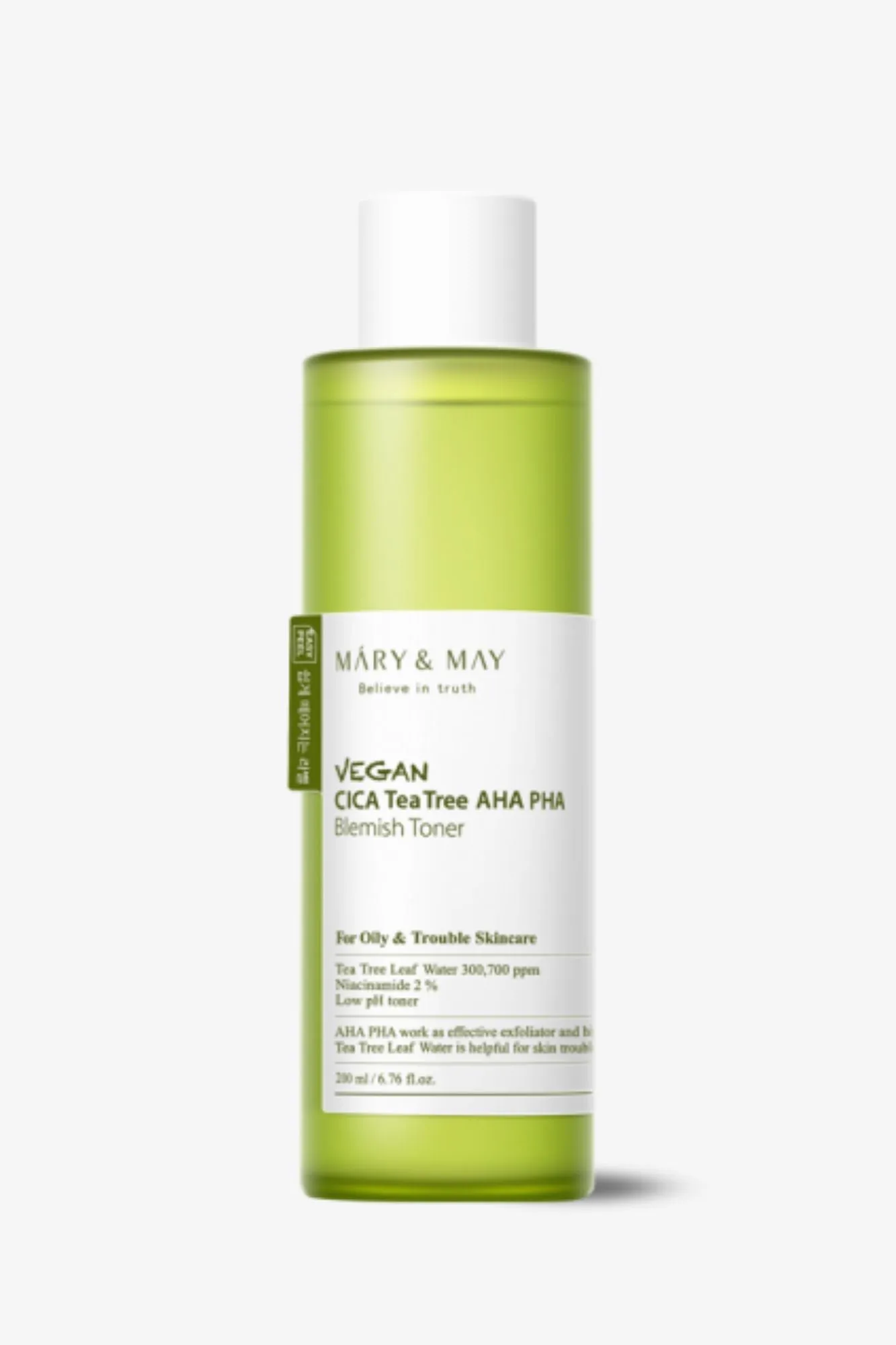 Mary & May - Cica Tea Tree AHA PHA Toner - 30ml / 200ml