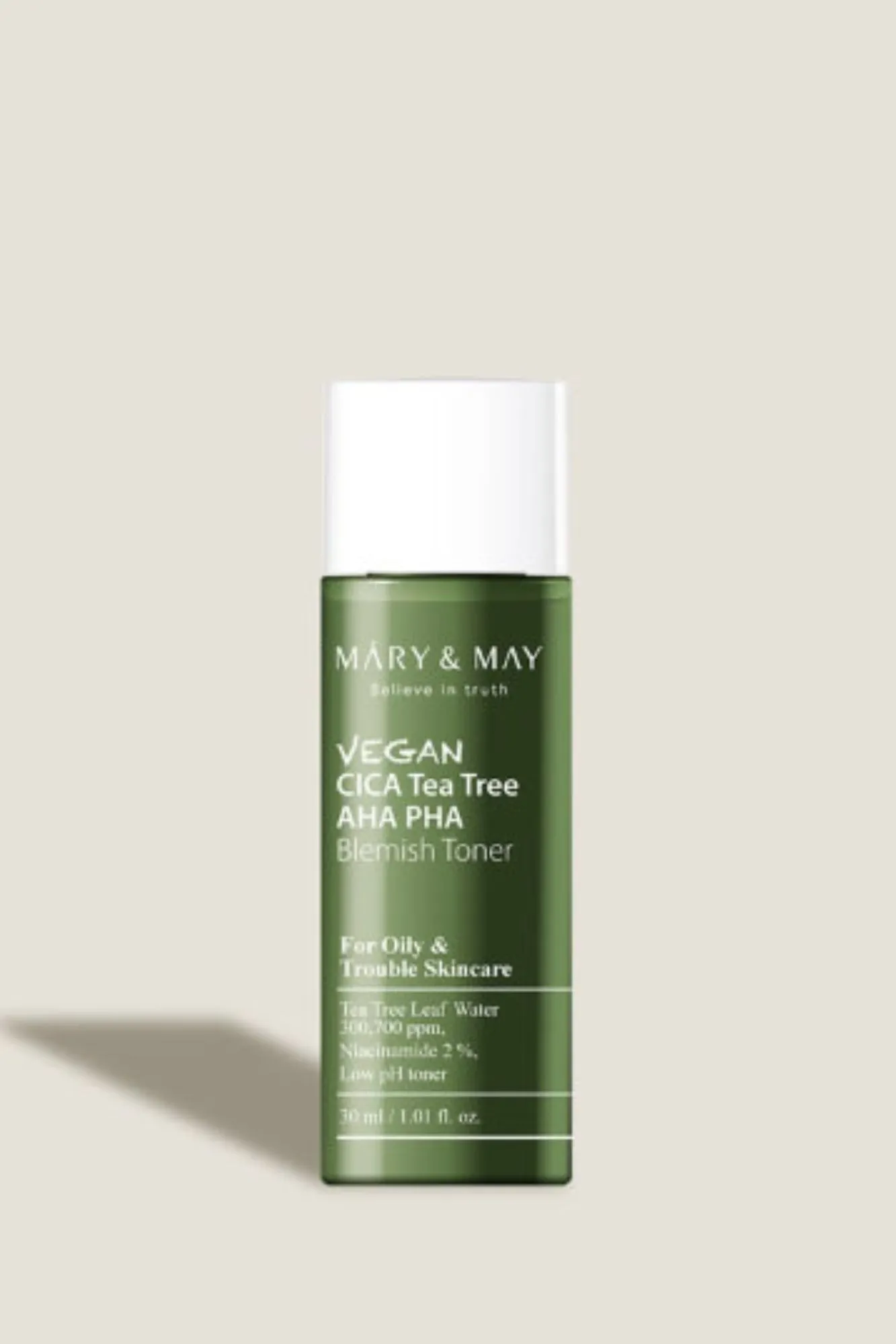 Mary & May - Cica Tea Tree AHA PHA Toner - 30ml / 200ml