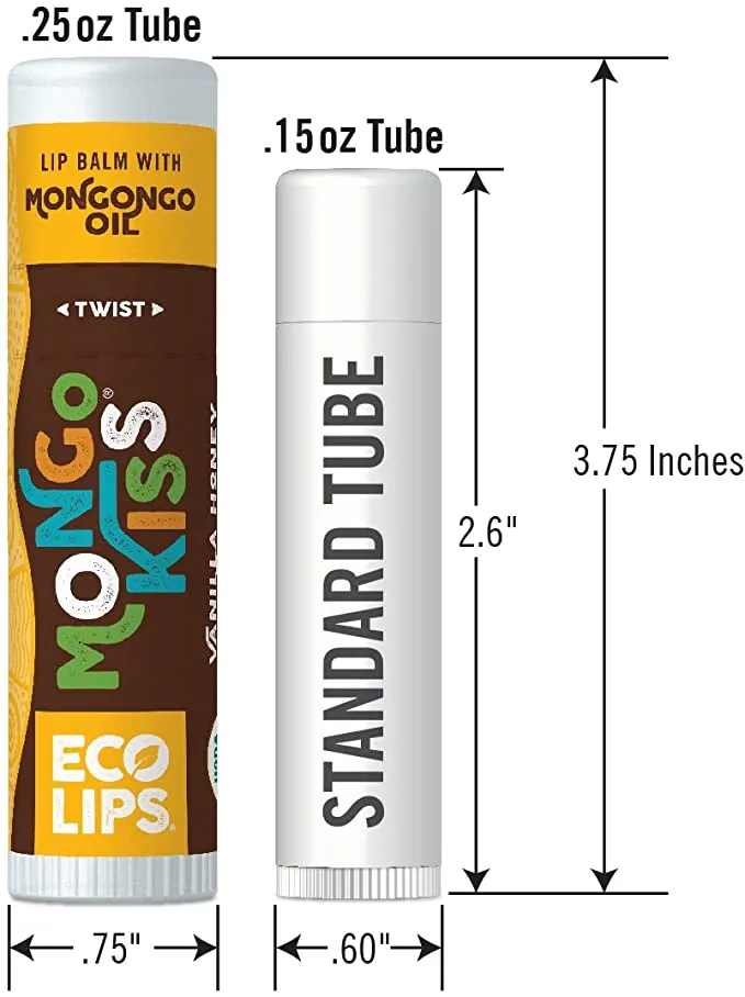 Mongo Kiss® Unflavored Organic Lip Balm, 0.25 oz.