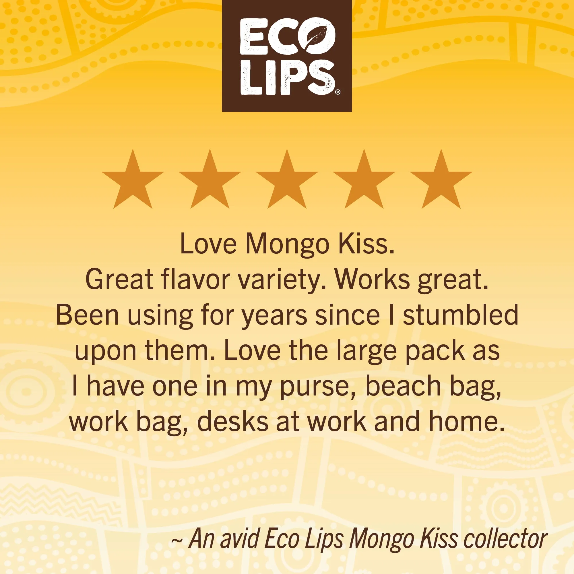 Mongo Kiss® Unflavored Organic Lip Balm, 0.25 oz.