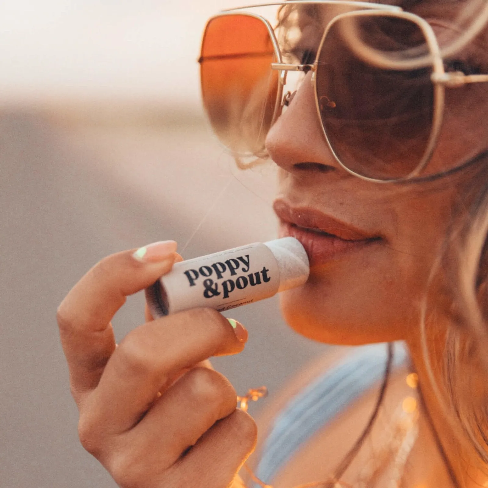 Poppy & Pout Lip Balm Island Coconut