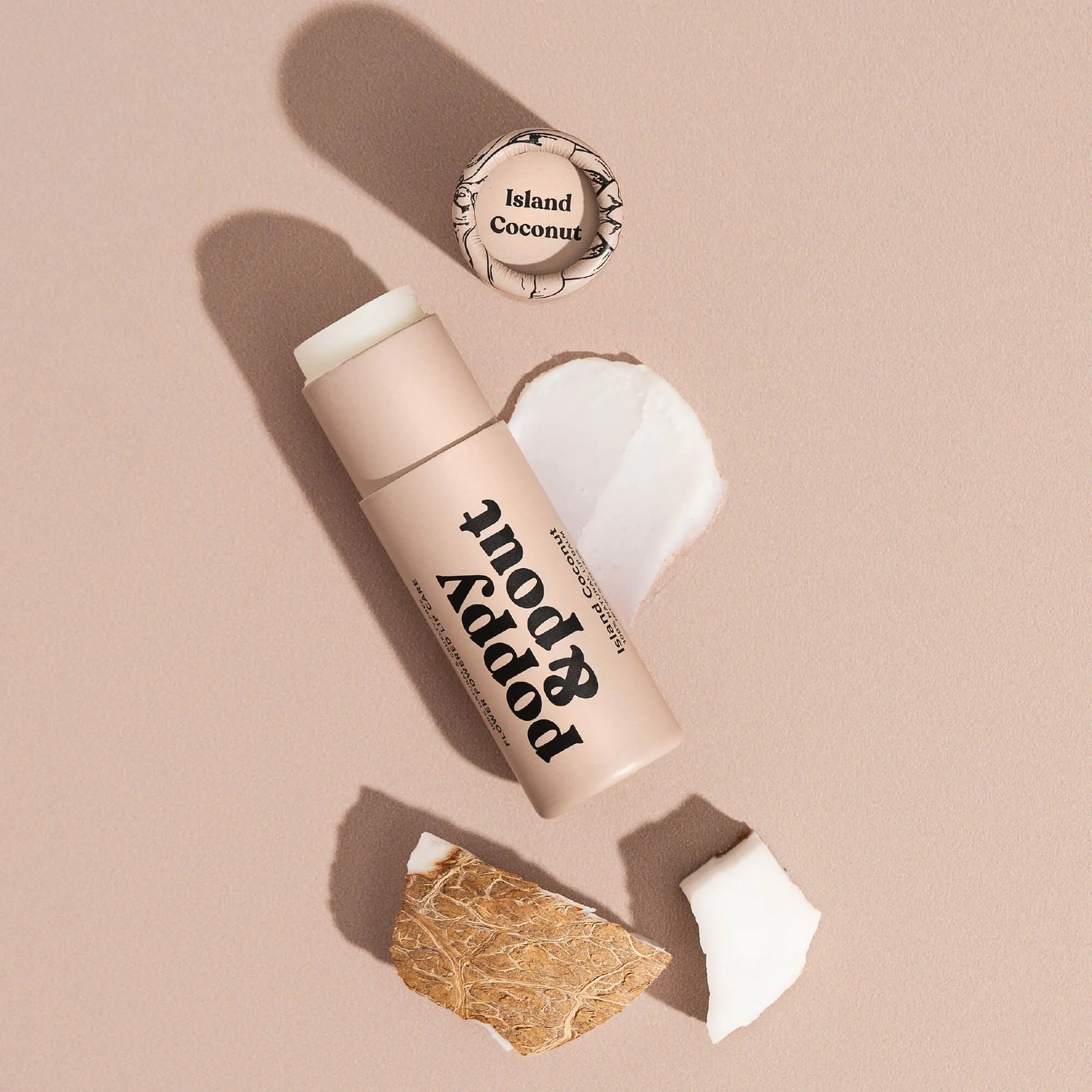 Poppy & Pout Lip Balm Island Coconut