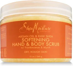 Shea Moisture Argan Oil And Raw Shea Hand And Body Scrub 340g