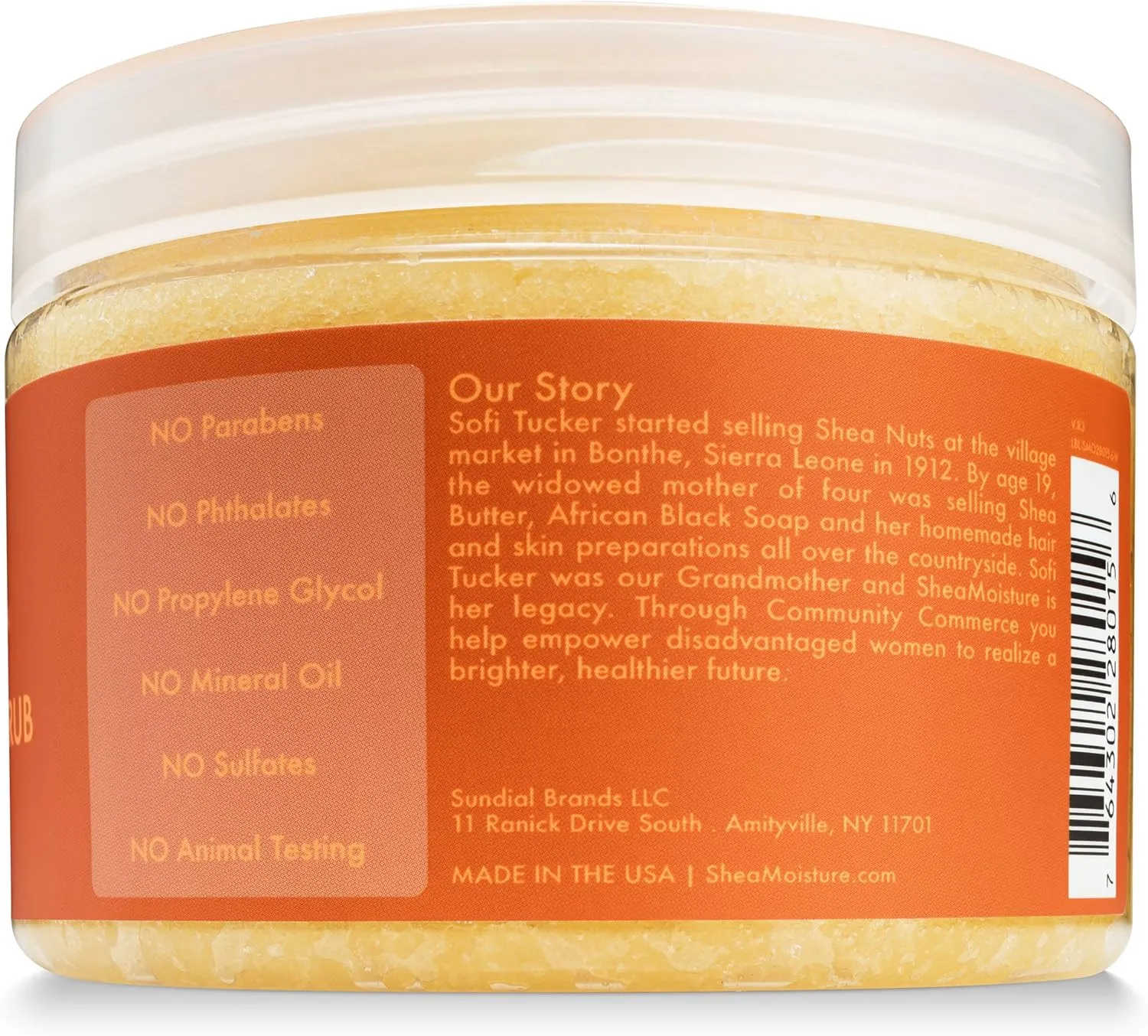 Shea Moisture Argan Oil And Raw Shea Hand And Body Scrub 340g