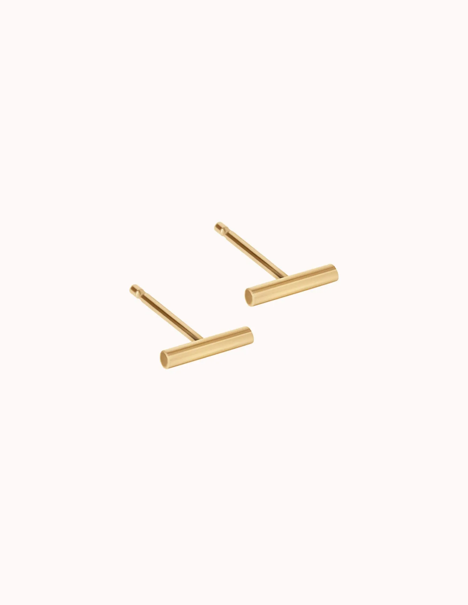 Tiny Bar Stud Earrings